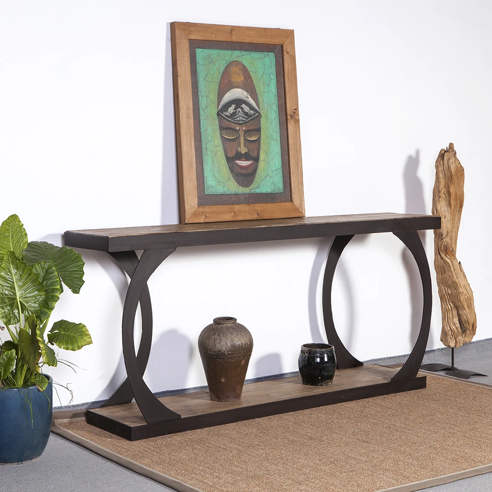 
solid wood console table mango wood table real wood dining table 