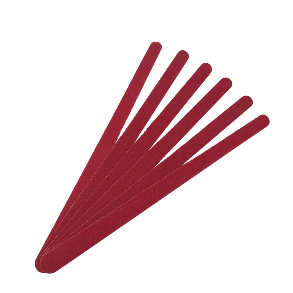 Red Pink Nail File Wooden  Nail File For Nail Care 180/180