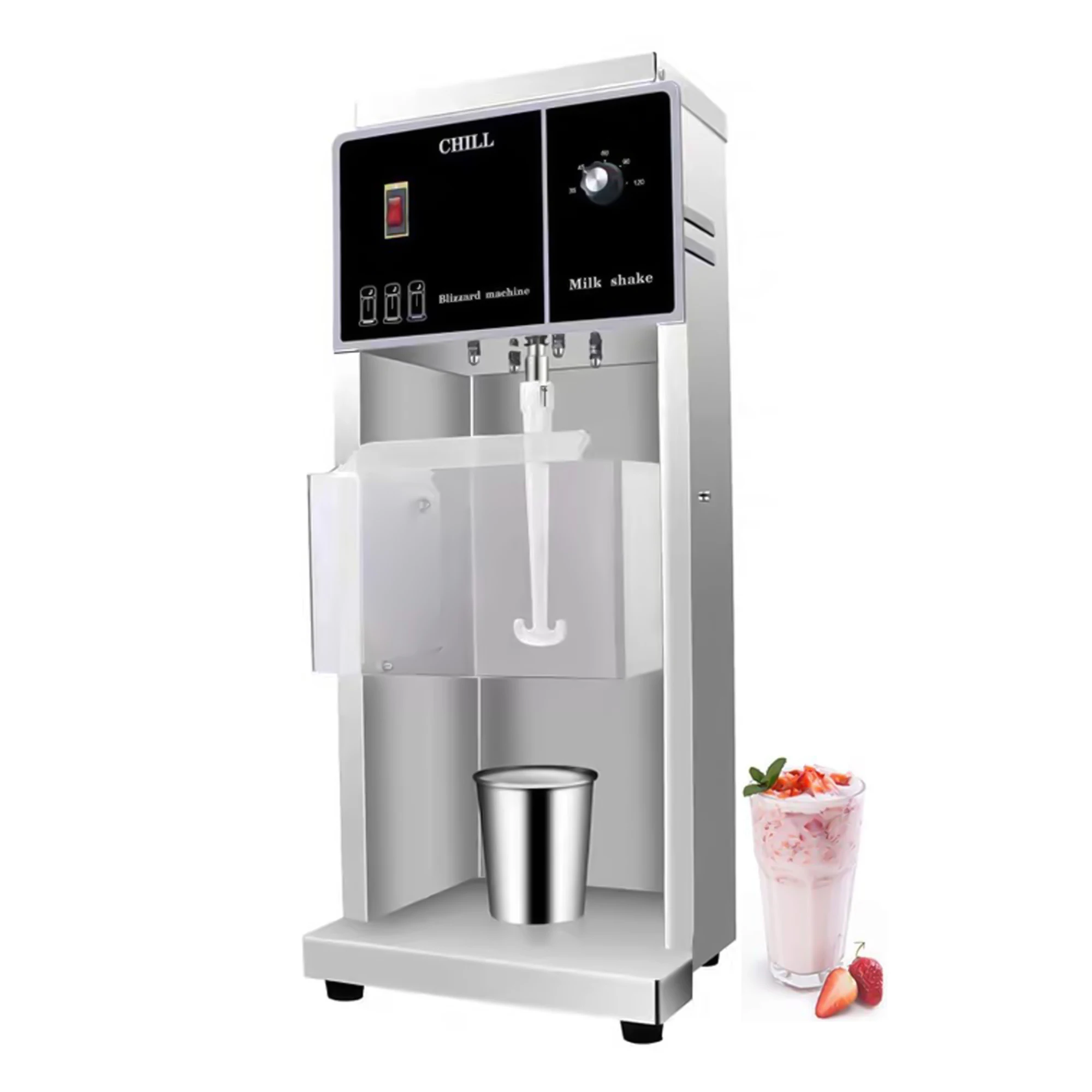 Blizzard machine ice cream mixer, wheat whirlwind pour cup without sprinkling ice cream shop dedicated