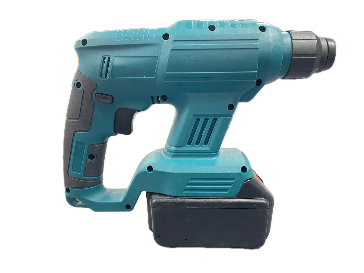 Cordless Hammer Driver 20v  400 In Torque Brushed Power Drill With Auxiliary Handle Rotary Hammer Power Drill Machine