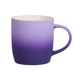 2022 Unique Design Modern Color Glazed Sublimation Mugs Gradient Ramp Ceramic Sublimation Mugs