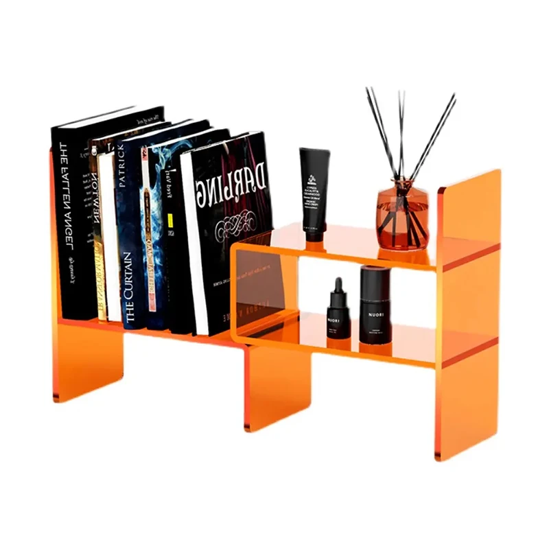 New design Colorful furniture Acrylic plexiglass book shelf modern  home wall book shelves lucite book shelves