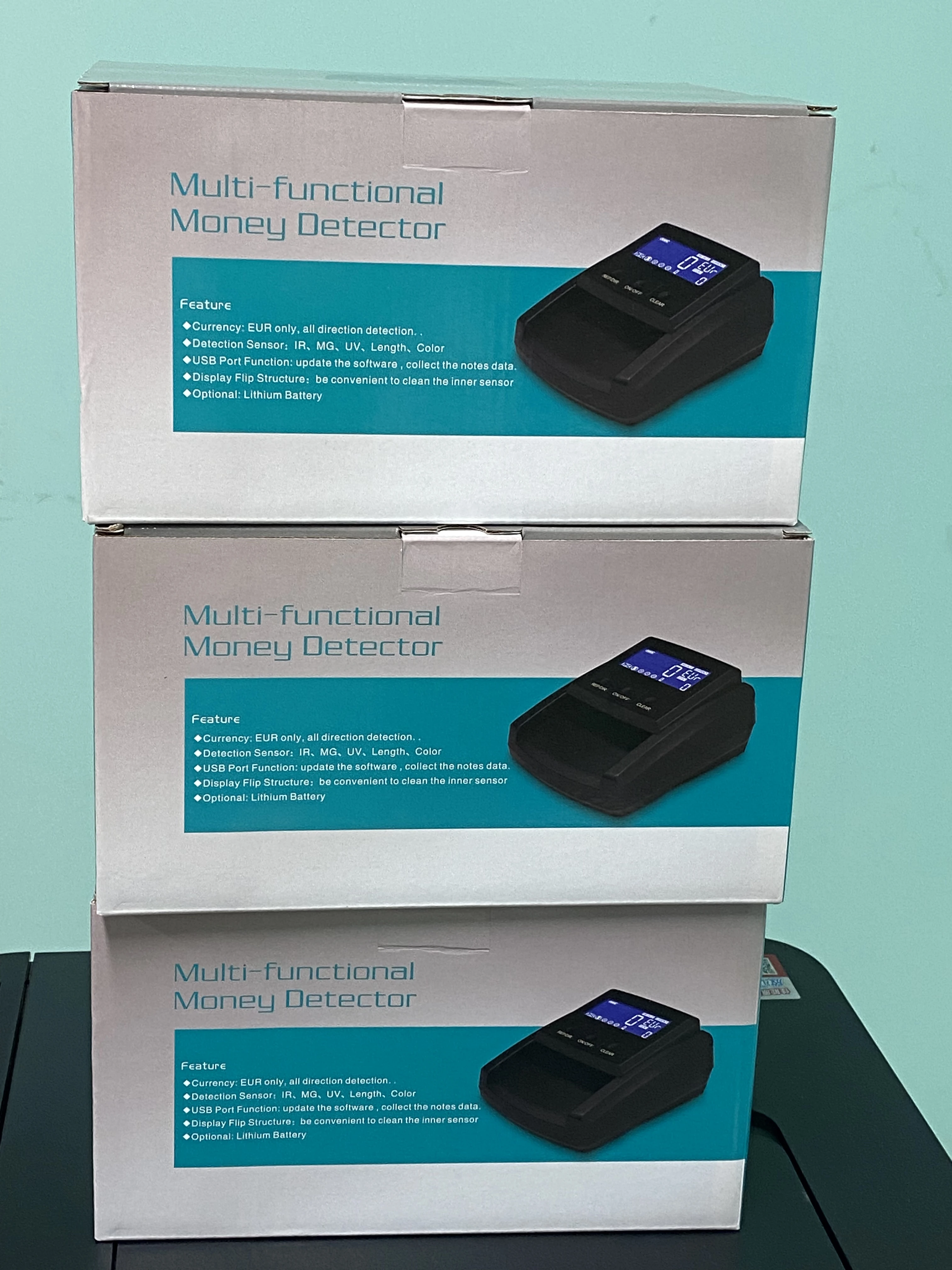 Smart and accurate  USD EURO banknote detecting money detector note detecting machine