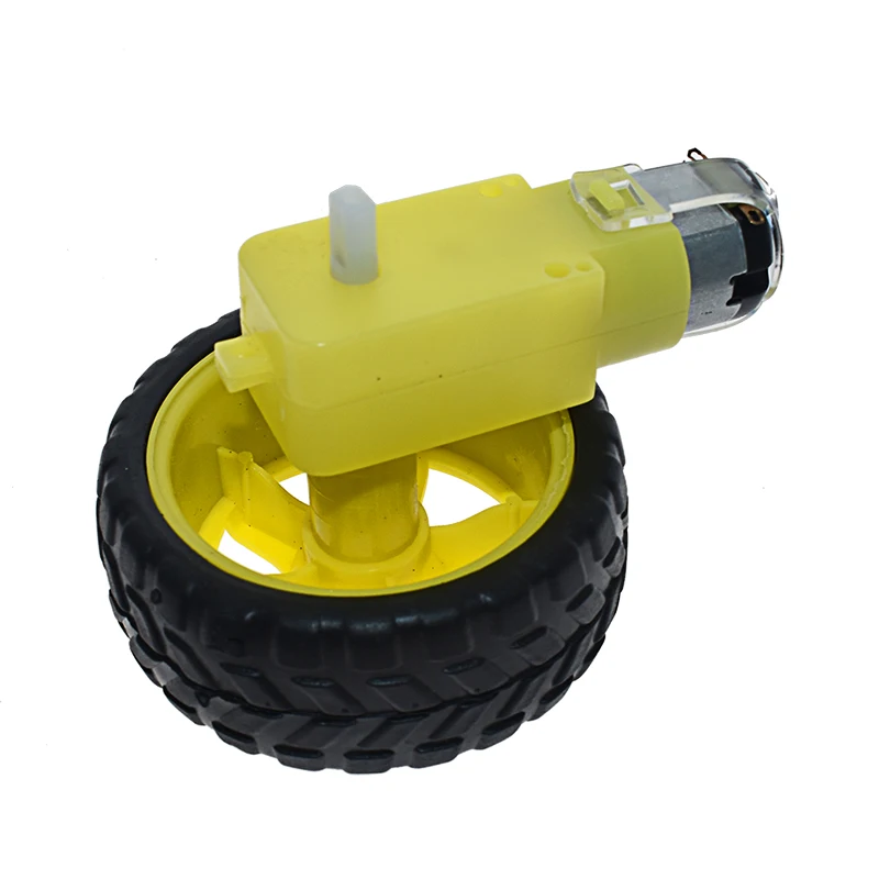 1:48 Double Shaft DC 3V-6V TT Plastic Gear Motor For Intelligent Car TT Robot