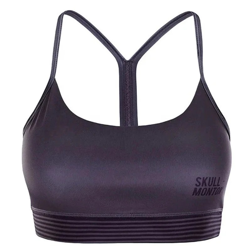 Monton Sustainable Activewear Ladies Fitness Top Strappy Gym Yoga Running Cycling Sports Bra For Women