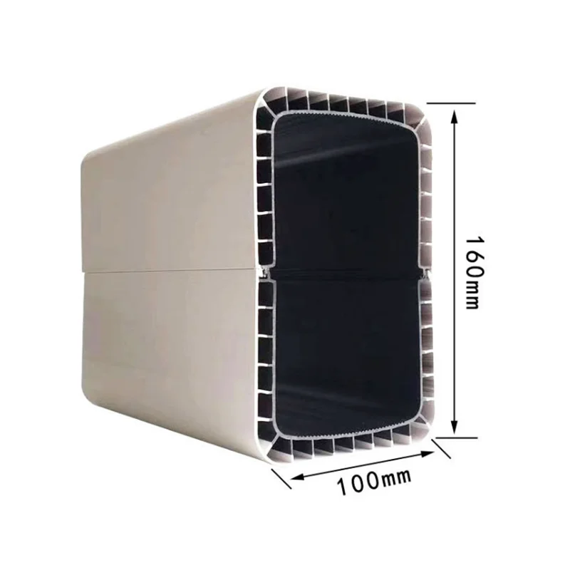 good price Easy to operate 10*16 cm square hydroponics nft growing channel system pvc pipe for grow lettuce