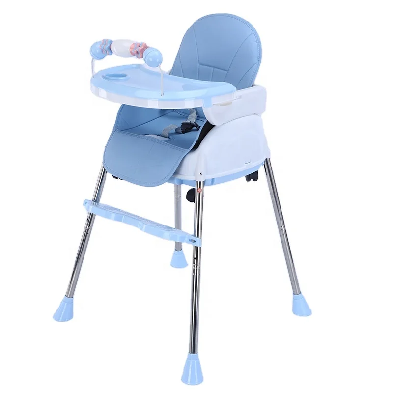factory wholesale folding PP plastic chair baby high chair easy to installation dinning chair