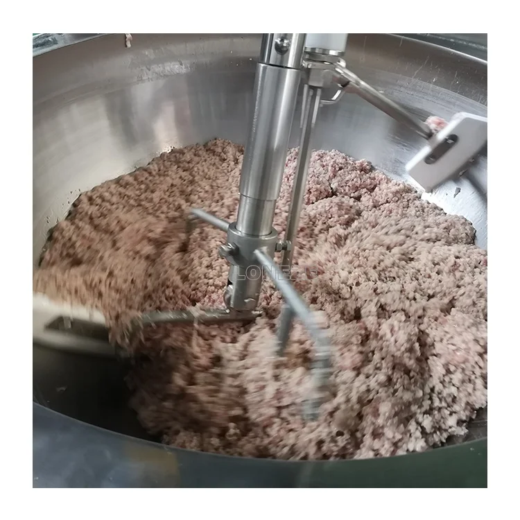 Factory Price Automatic Stirring Cooking Pot with Agitator Planetary Sauce Industrial Food Cooking Mixer Machine