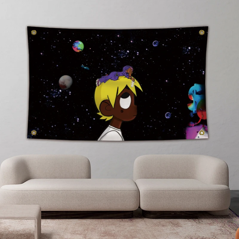 Factory Wholesale 3x5FT Premium Fabric Custom Flag Outdoor Indoor Use Lil Uzi Vert vs. the World Flag Banner