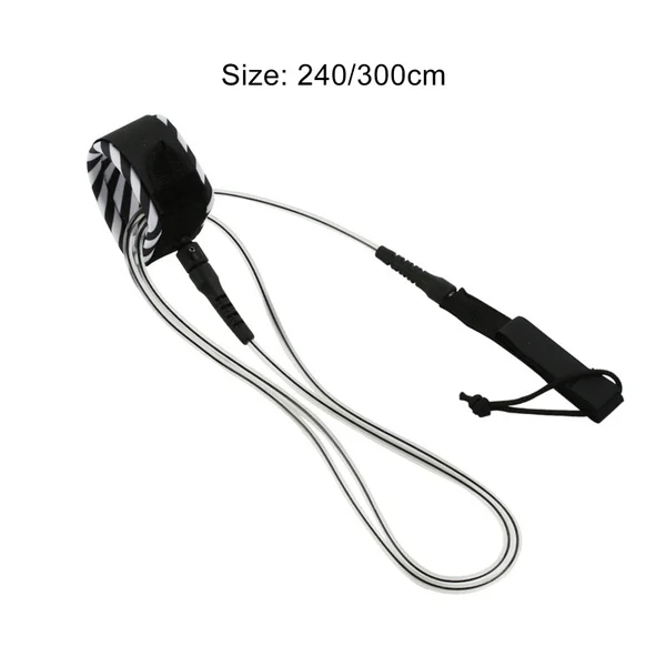 Surfing Ankle Rope 360 Degrees Rotation Skin-friendly Surfing Supplies Paddle Board Surfboard Leg Leash for Sea