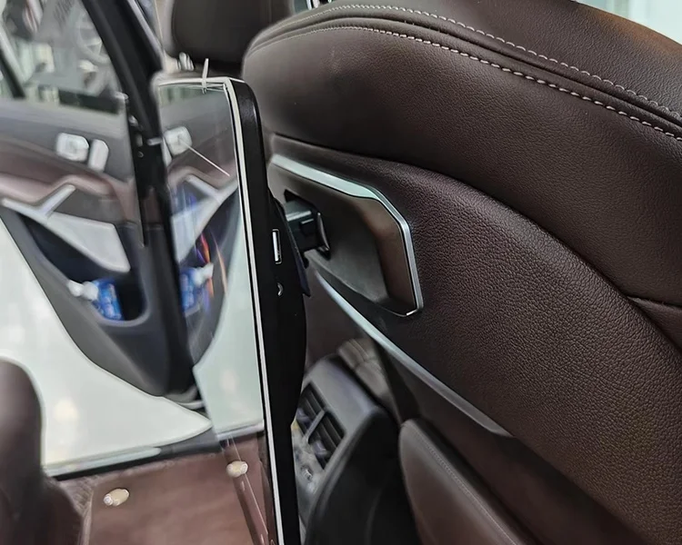 Car Video Player Android YouTube Screen 11.6 Inch Plug and Play For BMW X5 G05 X7 2020 2021 2022 2023 2024 Headrest Monitor