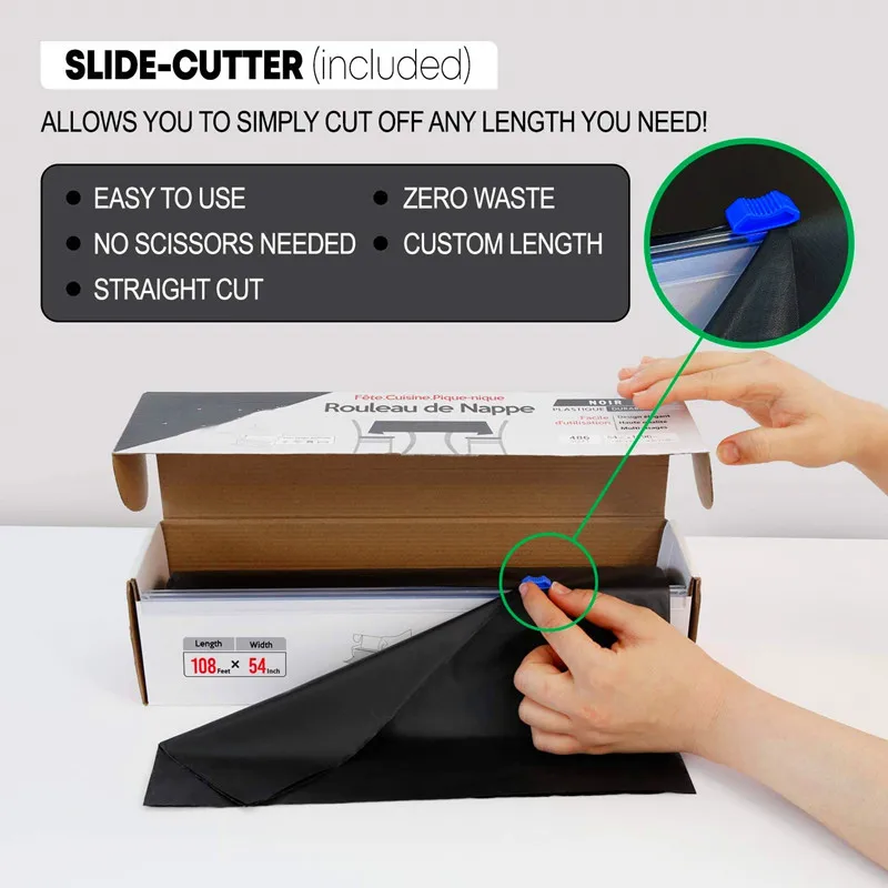 
Large Plastic Rectangle Table Cover Cloth Clean Party Tablecloth Cover Roll 