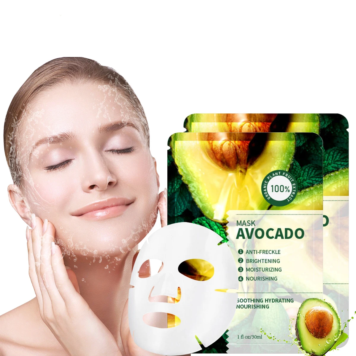 
Deep Moisturizing Lock Water Sheet Mask Animal Face Mask Beauty Animal Mask 