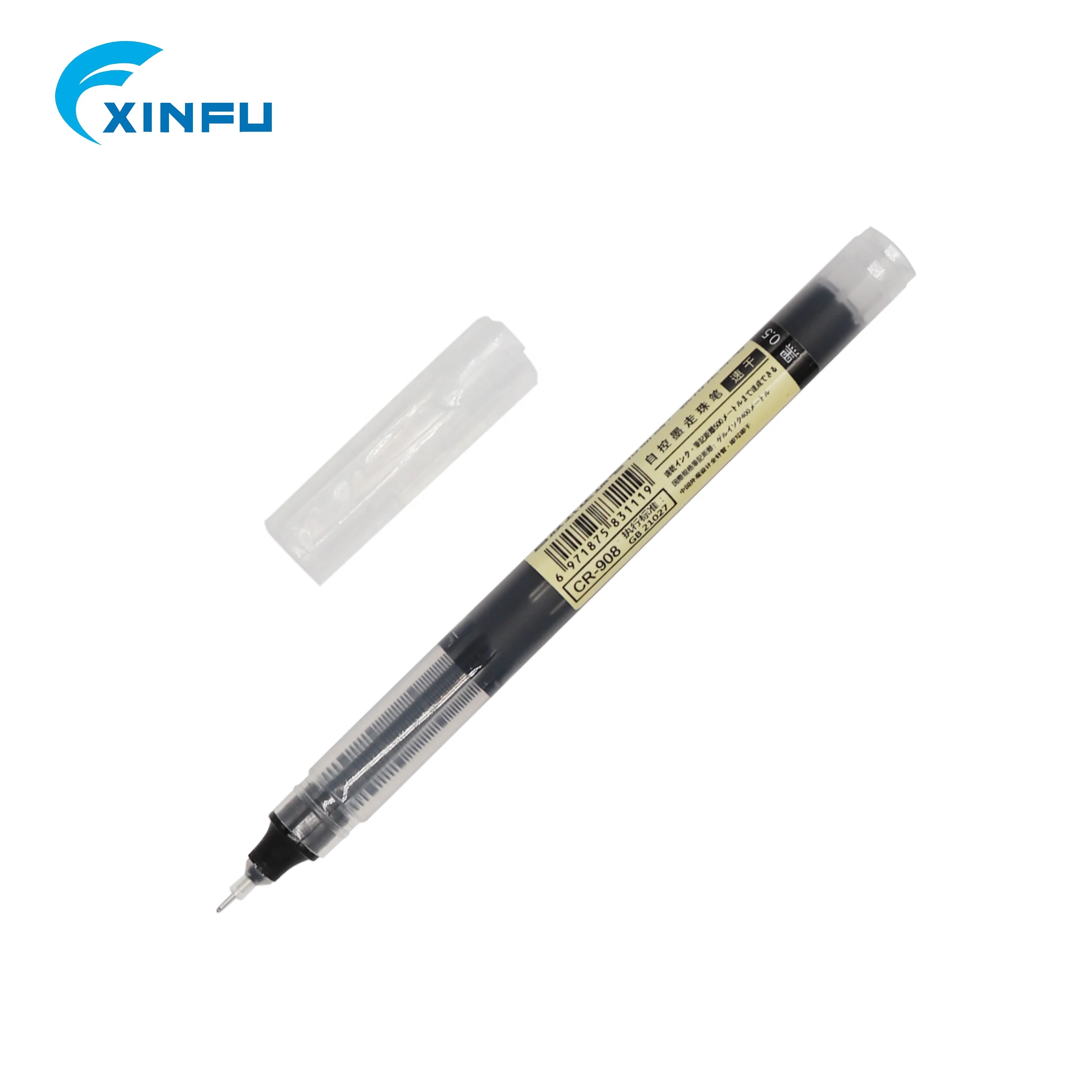 Smooth writing colored ink 0.5mm roller ball extra fine point needle tip liquid ink gel pen