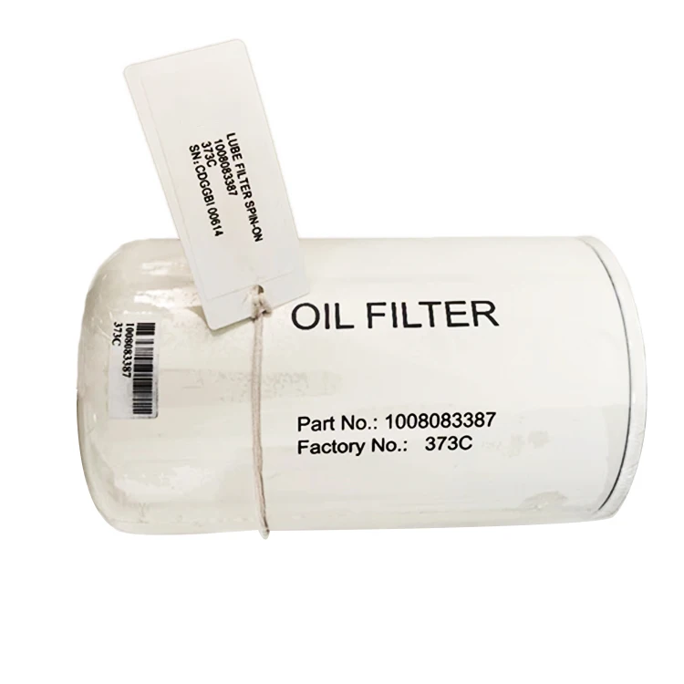 High quality heavy duty truck diesel engine oil filter 1008083387 comes with original packaging at factory price 12M33 16M33