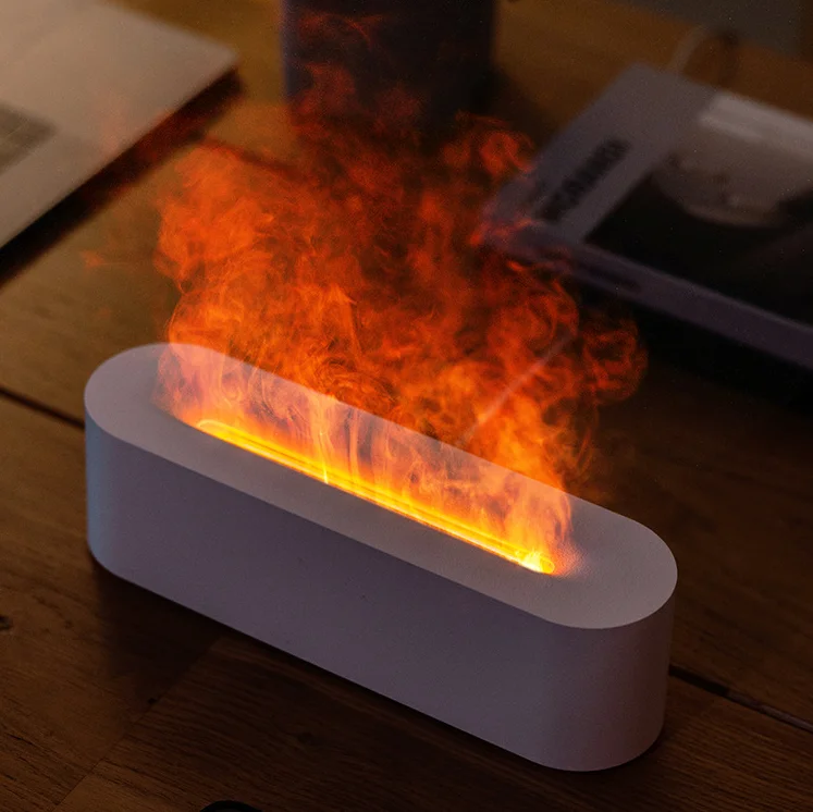 NEWIND  Flame Model Aromatherapy Humidifier with Custom Logo Multiple Flame Colours Product Genre Aroma Diffusers