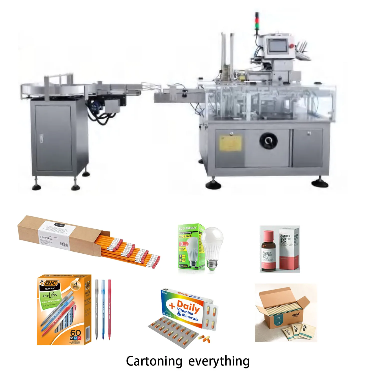 Medical  Small Bulb Lamp Soap  Blister Pencil Ampule Tray  Tube Blister  Board Cartoning  Machine Manufacturer