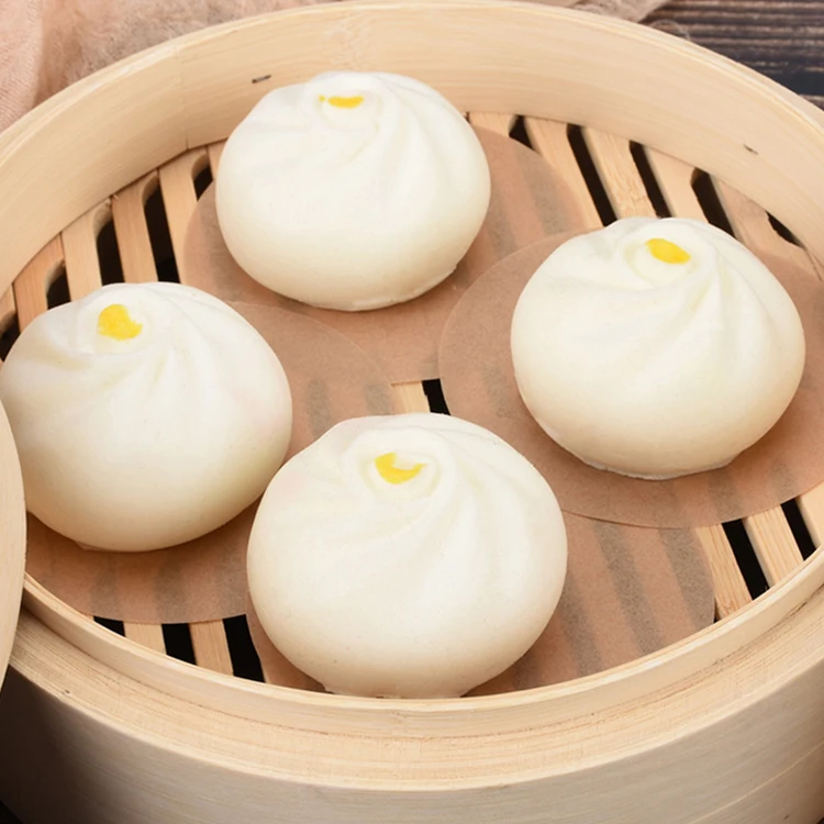 
Dim sum silicone coated non stick water proof baking steamer paper 