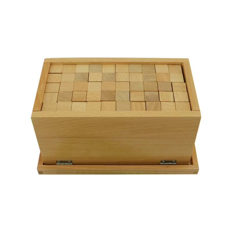 Volume Cube with 250 cubes  Wooden Montessori teaching Aids learning Materials educational toy