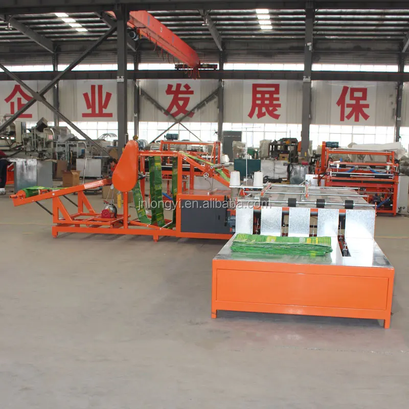 New designed easy to operate maize recycled polyester fabric jute plastic pp woven bag making machine