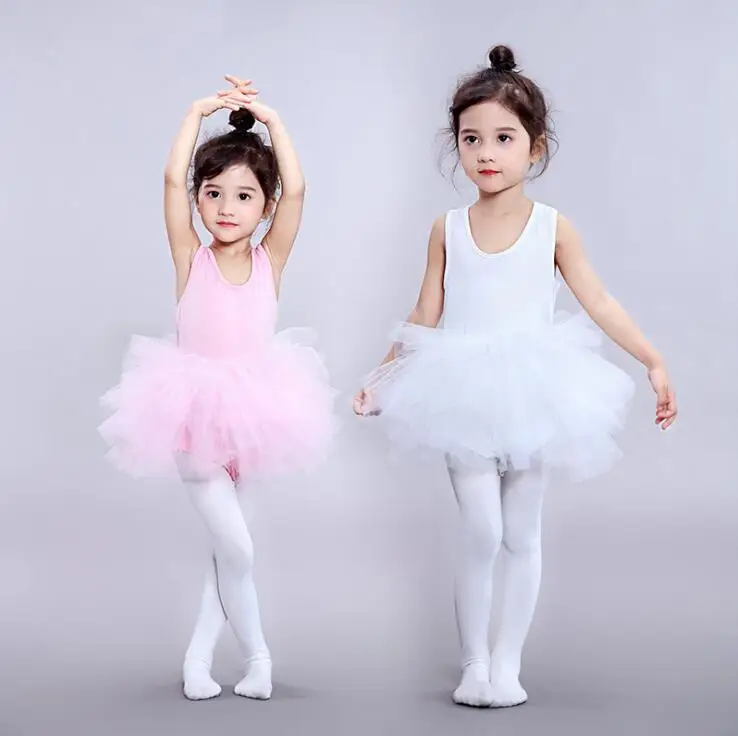 
Lovely long sleeve and short sleeve kids ballet dance tutu dress for girls 