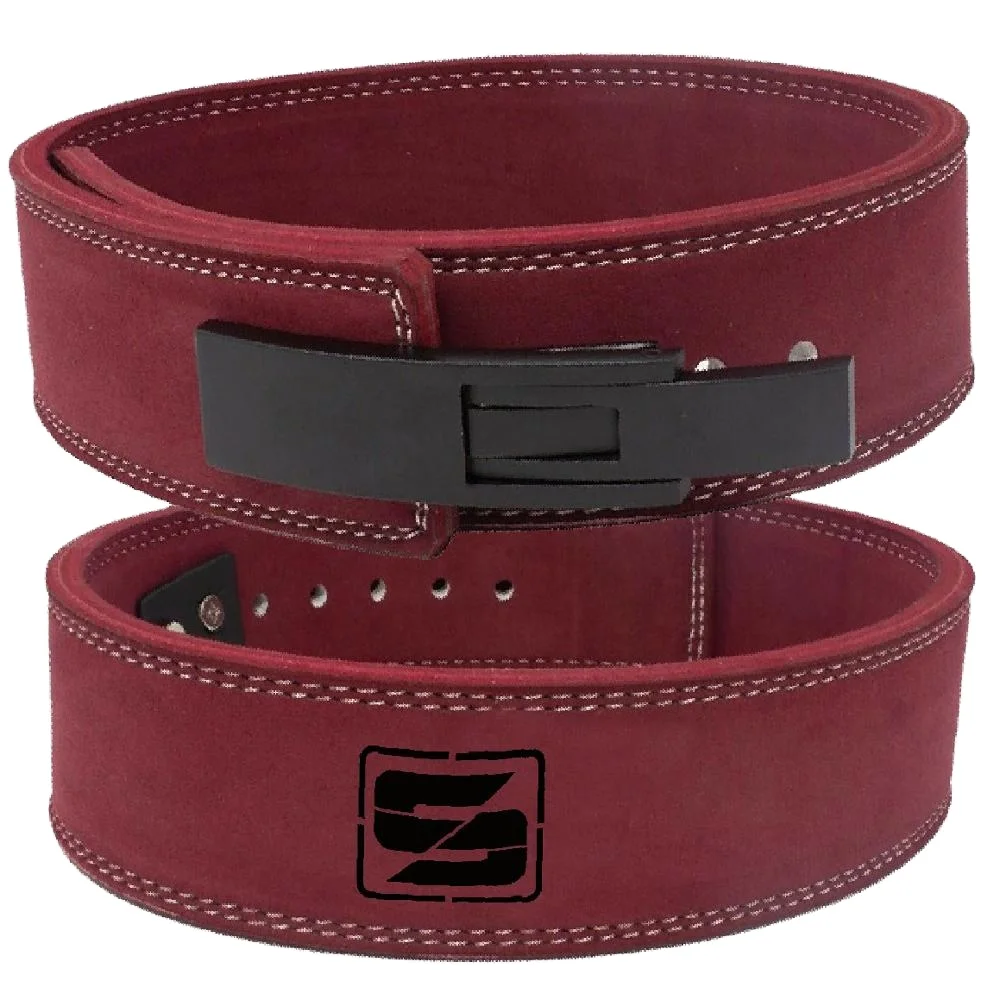 Power Lifting Belt With Lever Buckle 13mm  Weightlifting  Multi-Sport Heavy Duty Gym Lever Belt In Appropriate Price