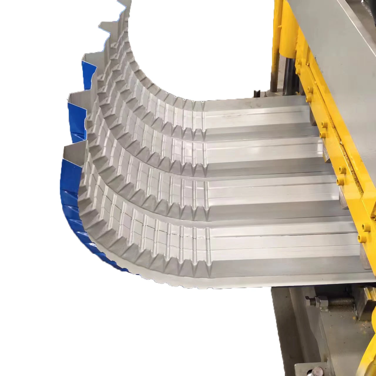 Auto Arch Curving Roof Building Panel Crimping Roll Forming Machine