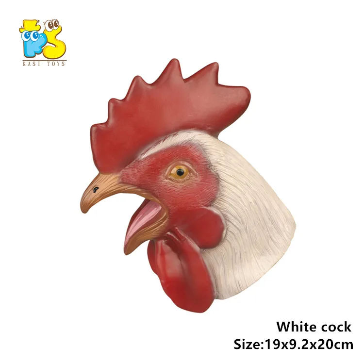 Cheap plastic animal model toys for kid pretned play simulation farm animal hand puppet toy