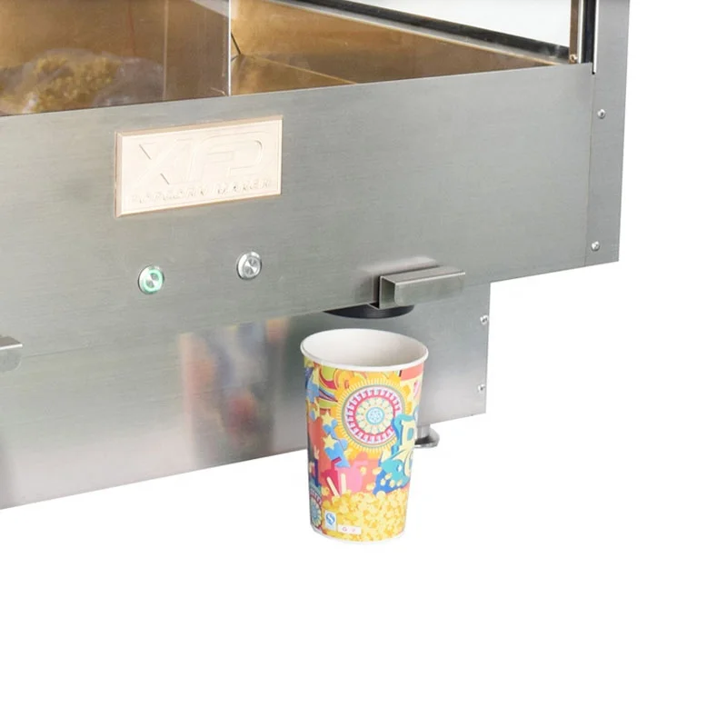 Cinema Popcorn Showcase Display MQT-1500 Self-Serve Conditioner Cabinet New Design Counter Staging Cabinet Popcorn Dispenser