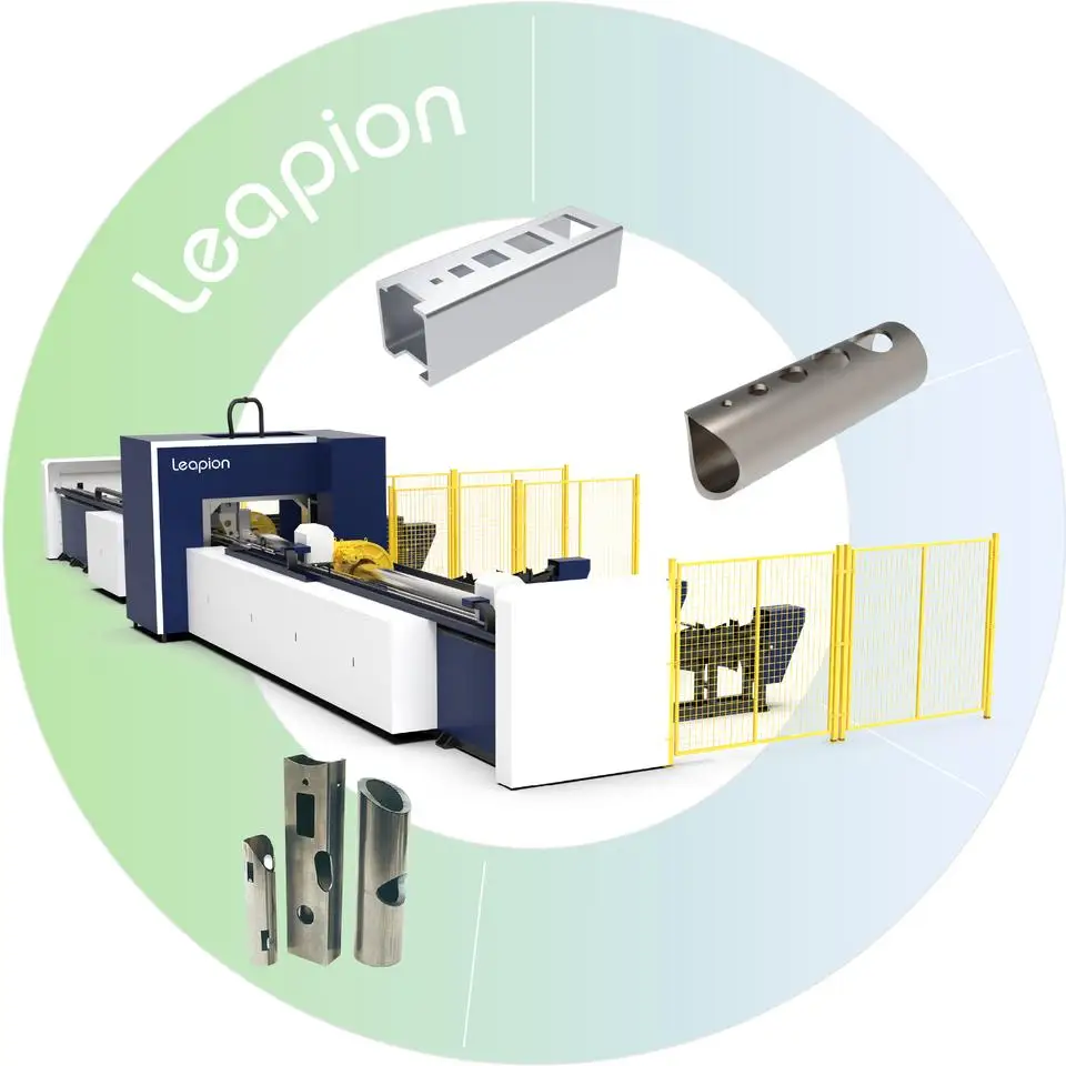 LF-6036AT4 Automatic Tube Laser Cutting Machine Bevel Fiber Laser Tube Cutting Machine