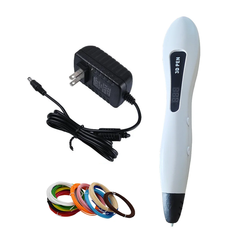 Children 3D Printing Pen  Drawing Toy Set ABS/PCL Filament Portable 3D Digital Doodle Printing Pen