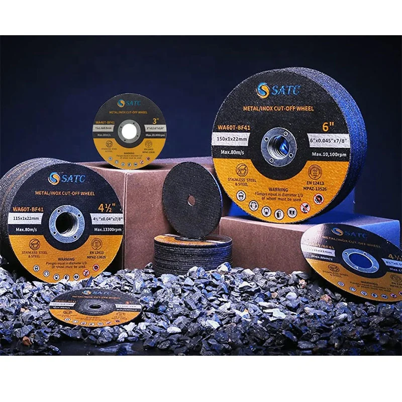 SATC  Aggressive Cutting Disc For Metal / Stainless Steel/INOX - 4-1/2 x .045 x 7/8-Inch