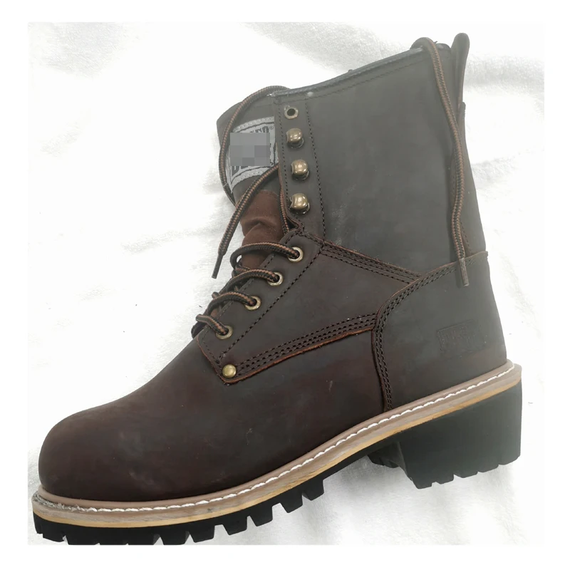 Free samples with factory price for china custom shoes work men safety boots leather cat work boots on one station service
