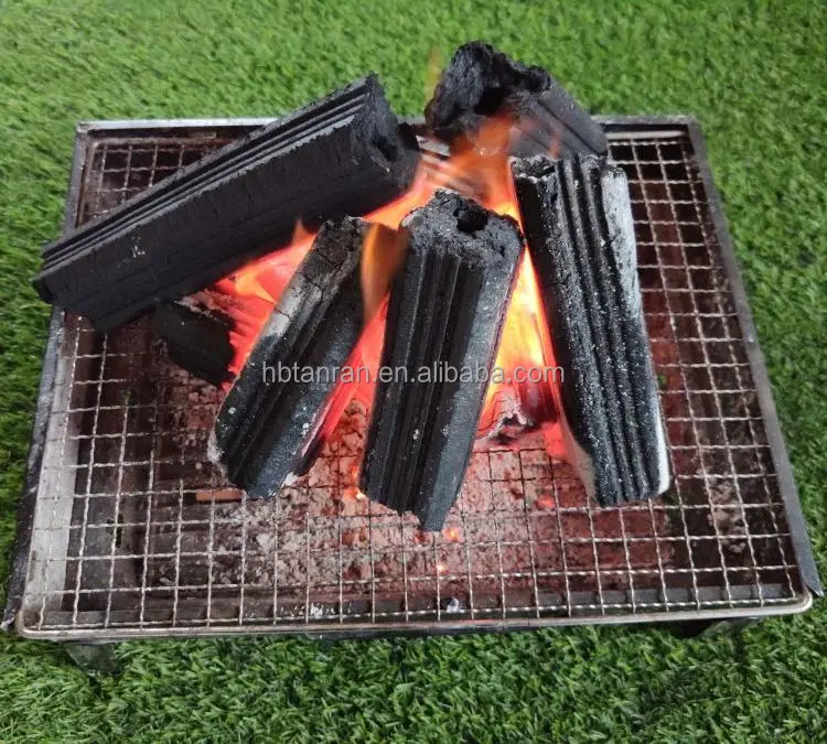 Factory Wholesale Black Hardwood Bamboo Briquetting BBQ Charcoal for Restaurants and Supermarkets for Hookah Use