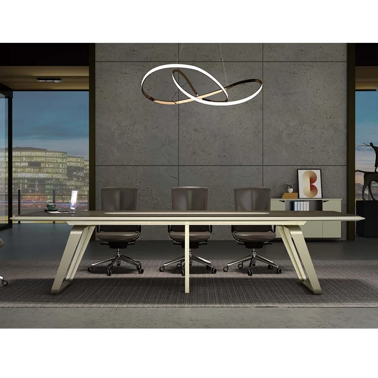 Executive Desk With Cabinet In Unique Modern Classic Style Luxury Office Furniture Boss Wood Table