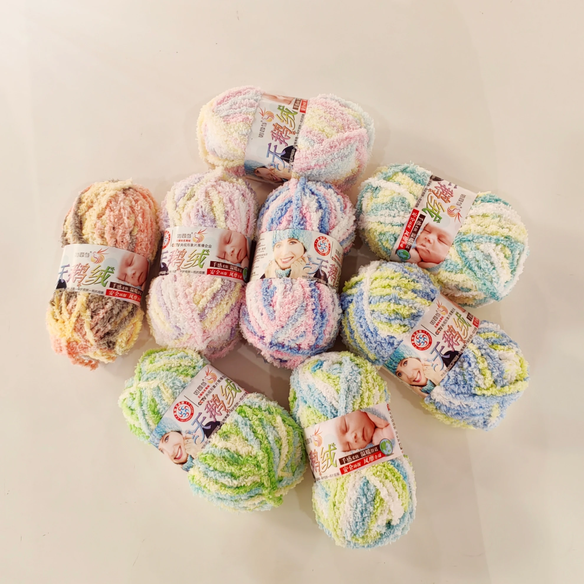 China Cheap 100% Polyester Turkey Yarn For Hand Knitting Ball Super Chunky Yarn Hand Knitting