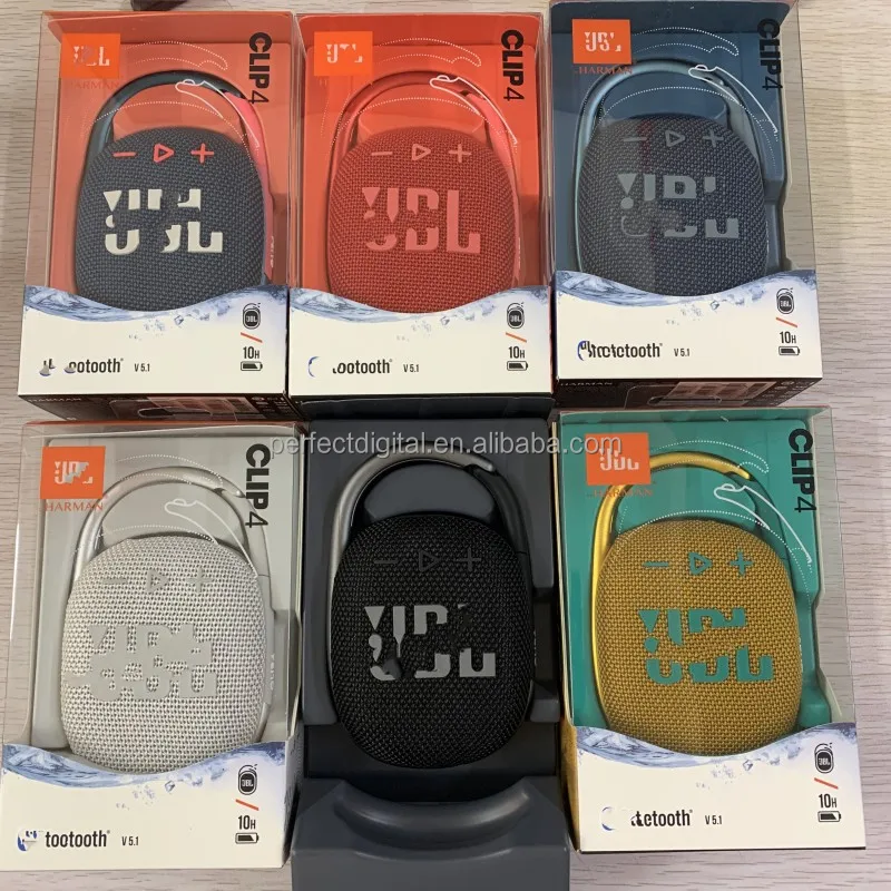 For JBL Speaker CLIP 4 wireless speaker lightweight waterproof portable loudspeaker box outdoor travel mini speakers super bass