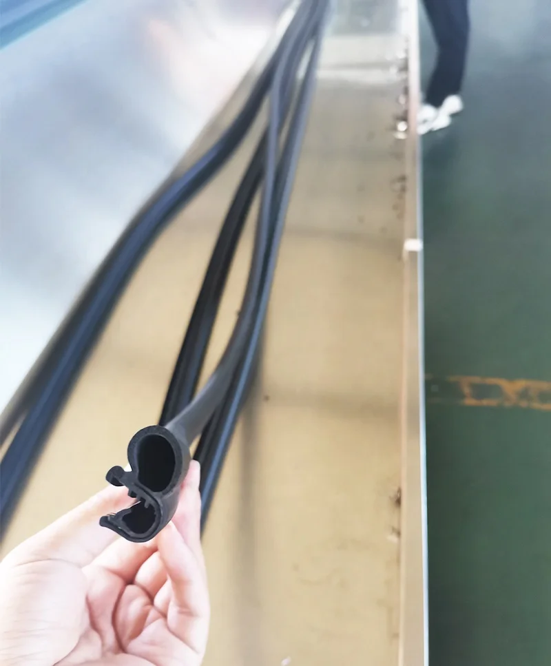 Car Door Rubber Seal Strip with Side Bulb EPDM Automotive Rubber Weather Striping for Cars, Boats, Trucks, RVs
