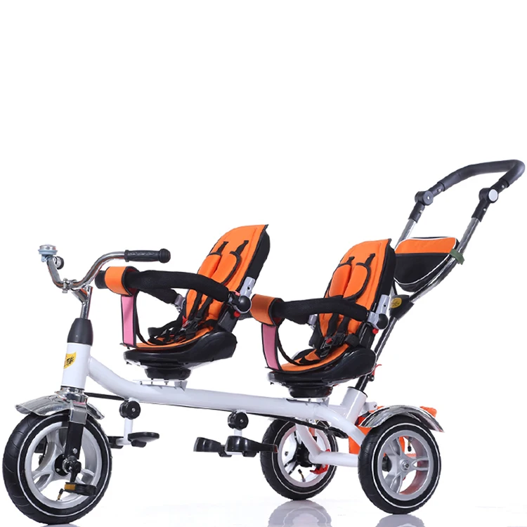 China Factory Twin Baby Tricycle / Kids Double Seat Tricycle / Two Seats Baby Tricycle Wholesale