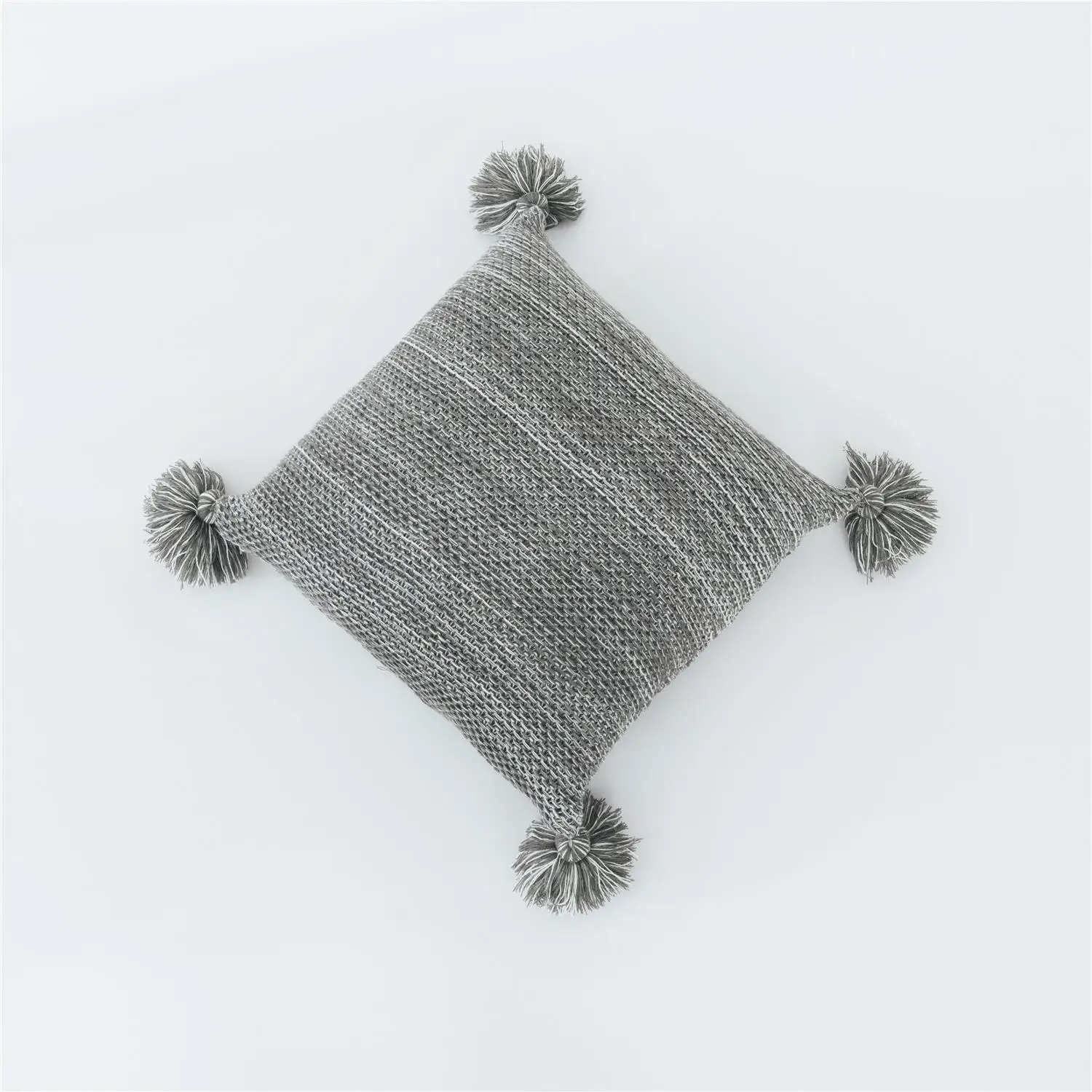 LISO Wholesale Knitted Linen Cotton Plain Pillow case Cover Linen Cushion Cover square Seat Cushion Covers