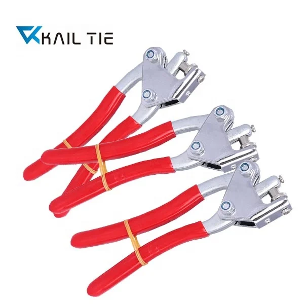 Revolving Leather Belt Hole Punch Plier, Eyelet and Snap Setting Pliers Hand Puncher Tool Kit Great for Crafts, DIY, Belts, Dog