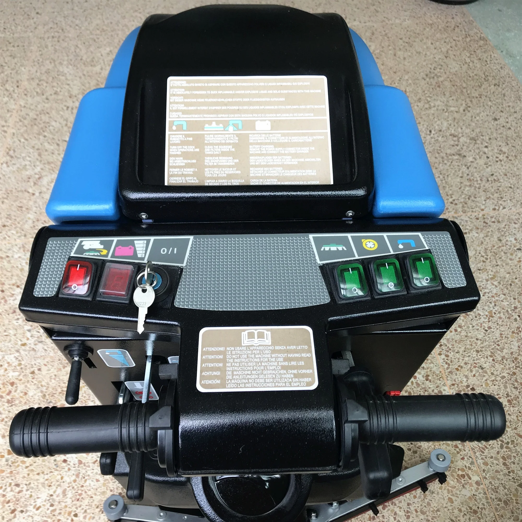 
MLEE-20B Brushing Marble floor scrubber Automatic Commercial Factory Floor Cleaning Machine 