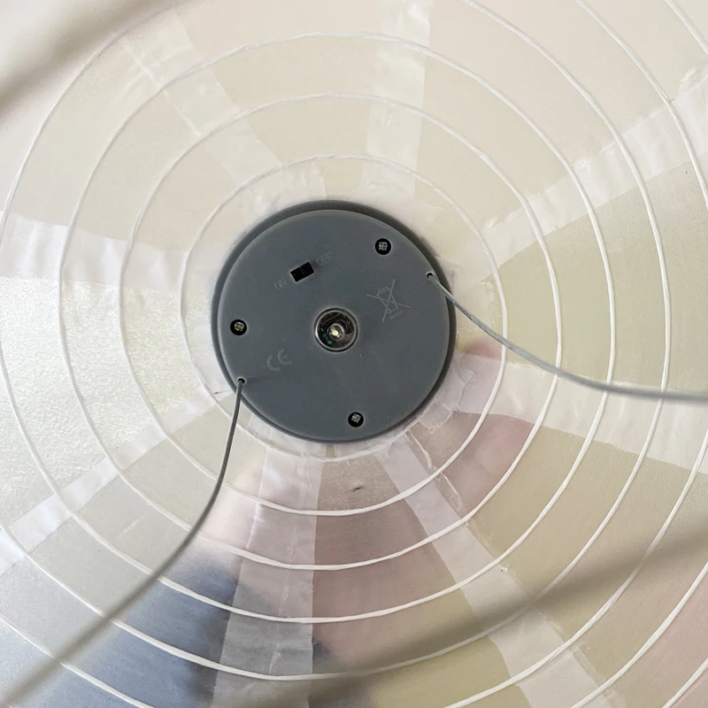 
Wholesale with switch solar nylon cloth lantern lights 