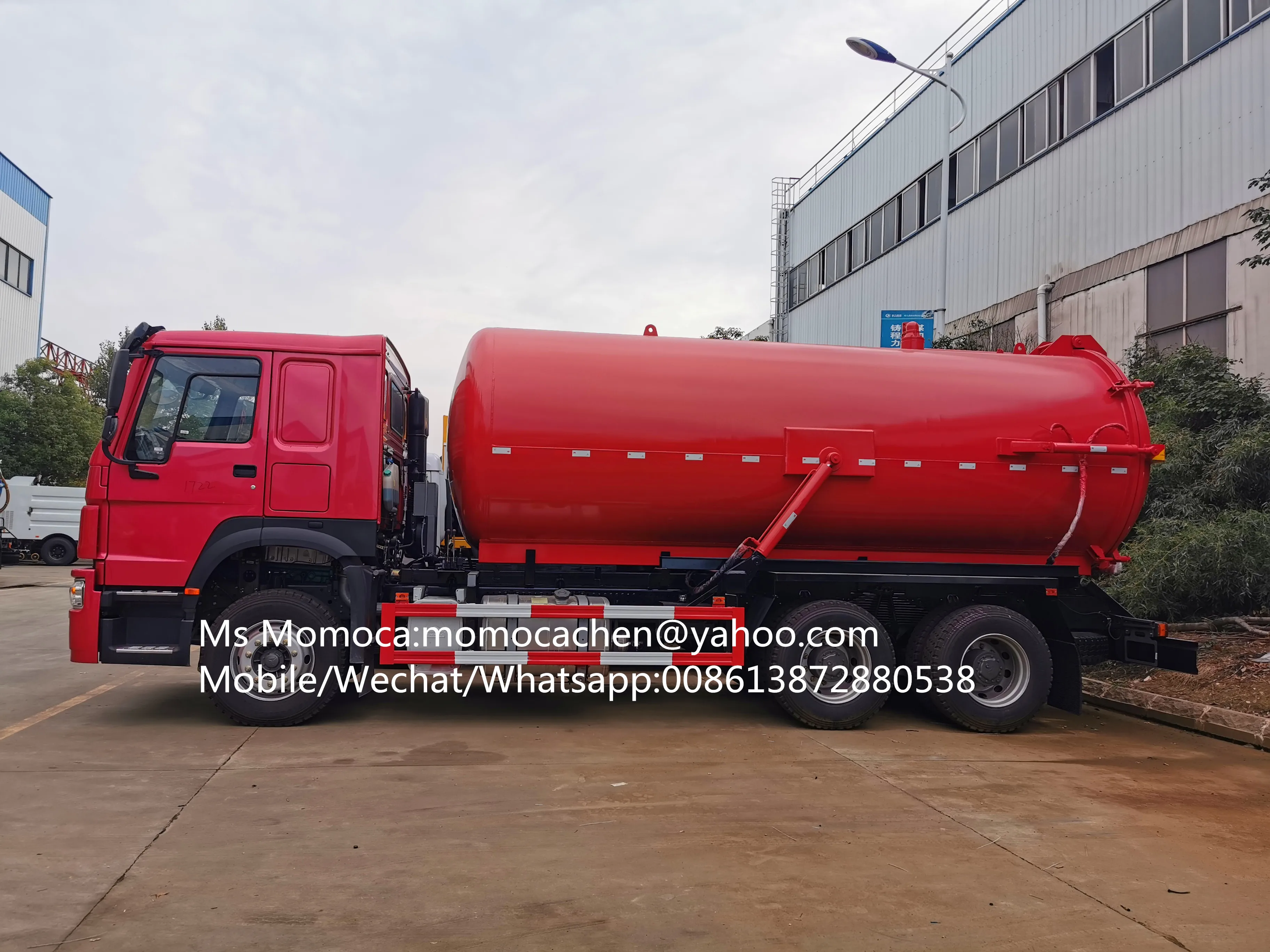 HOWO 6x4 vacuum exhauster truck 16000liters/10 wheelers sewer suction tanker truck 2000gallons