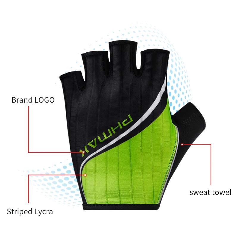 Cycling gloves are thick and anti-friction