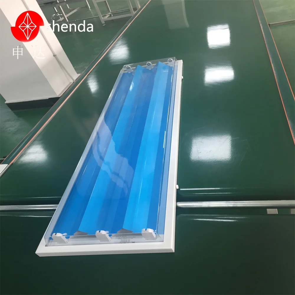 
IP20 LED t5/t8 2X18W dustproof cleanroom led ceiling light fixture 