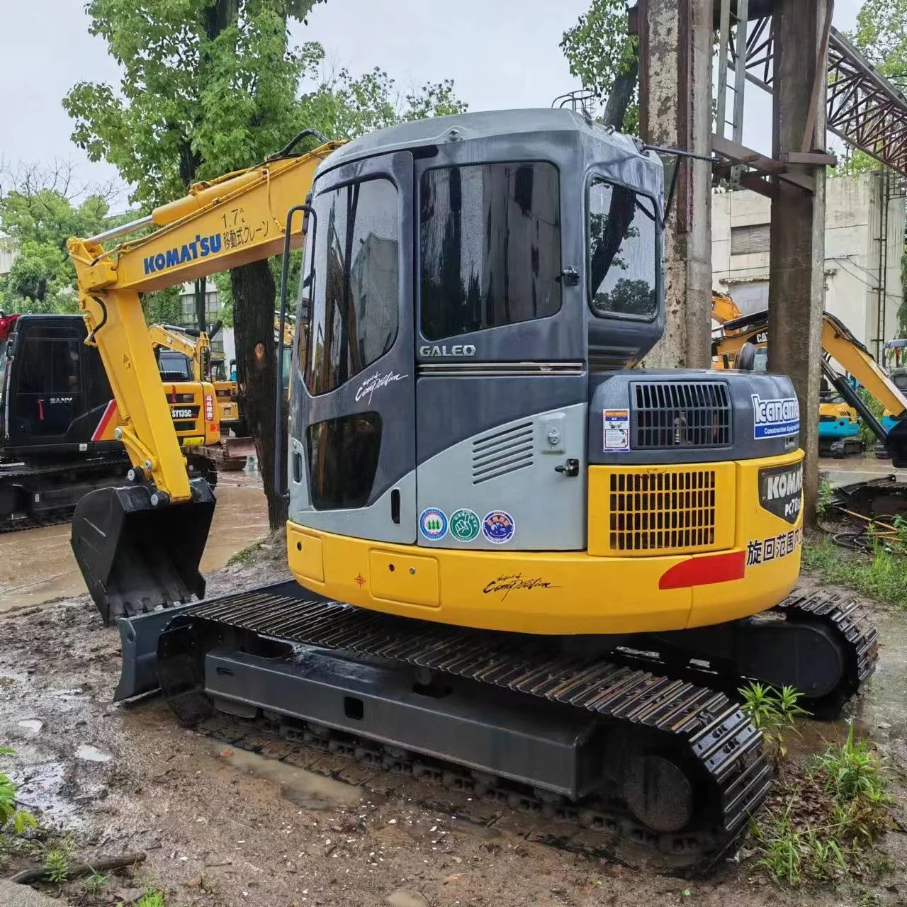 Лидер продаж хорошее состояние высокое качество подержанный экскаватор komatsu pc 78