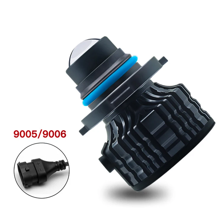 13000LM 100W Car laser fog light two color super bright laser led headlight lens laser 9005 led headlight