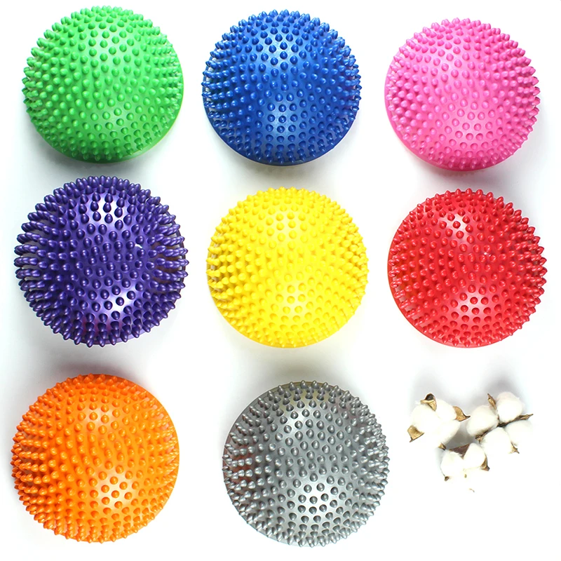 Yoga Massage Ball Spiky Half Massage Ball Hedgehog Balancing Pods Domed Stability Pods Half Round Yoga Balance Massage Ball