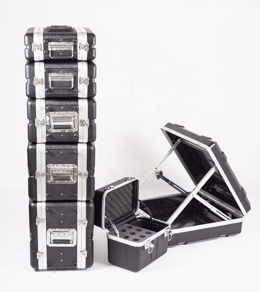 Audio Amplifier Case Aluminum Frame Microphone / Mixer Case Speaker Box